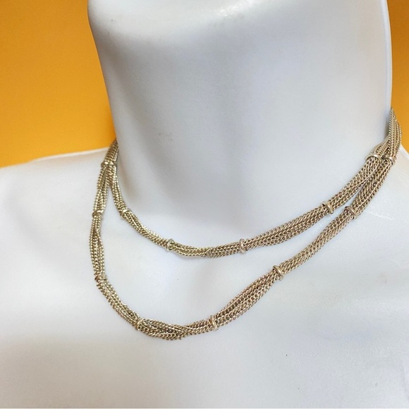Vintage Silvertone Chain Necklace - Picture 6 of 8